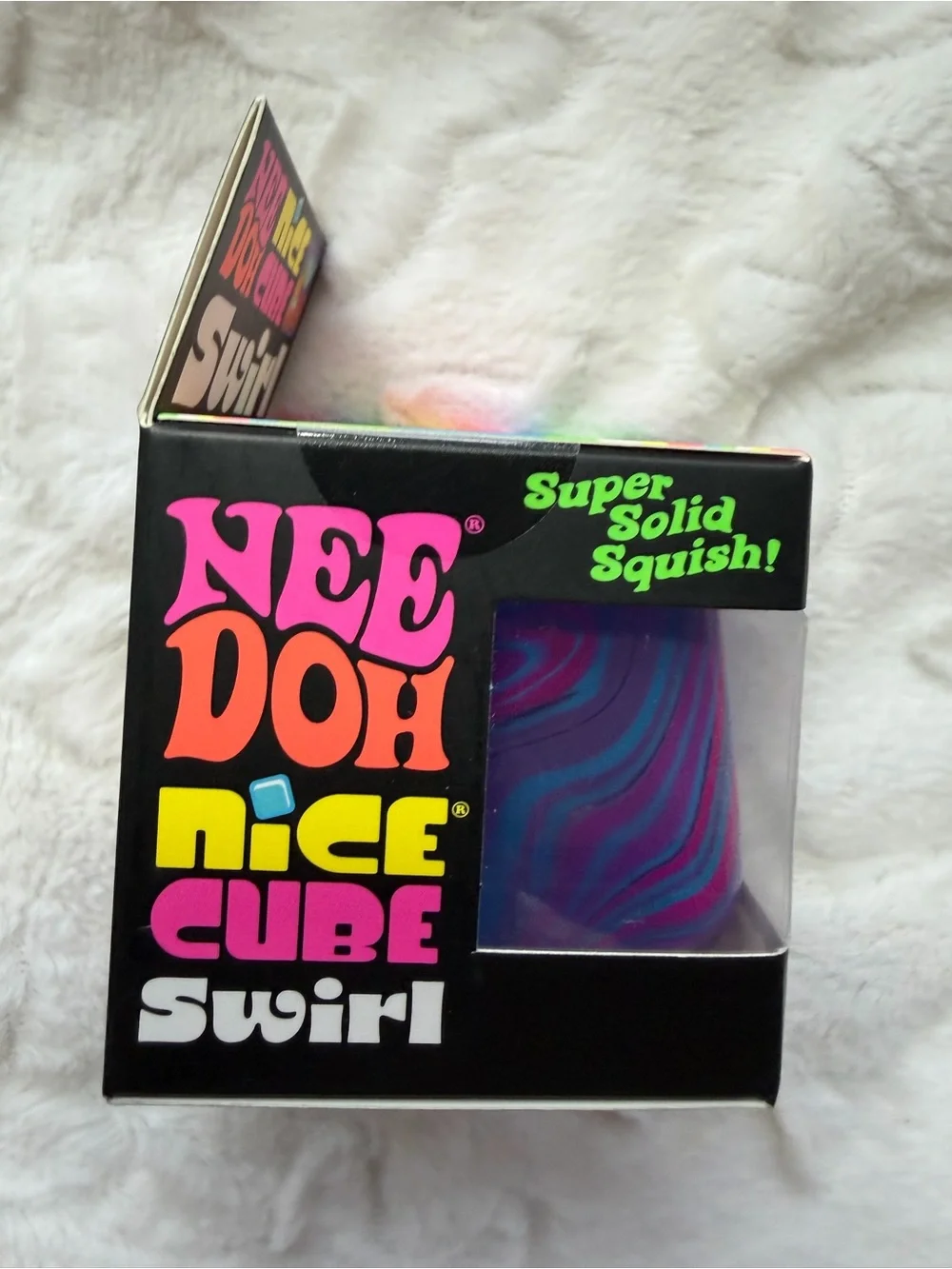 💙💜🩷 NIB NEEDOH by Schylling – Nice Cube Swirl | Blue, Purple & Pink ✨